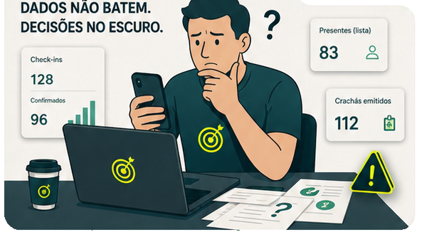 Organizador preocupado com dados desencontrados